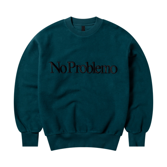 No Problemo Reverse Fleece Sweatshirt Teal【NP20013.06】(N) 商品写真 正面