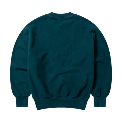 No Problemo Reverse Fleece Sweatshirt Teal【NP20013.06】(N) 商品写真 背面