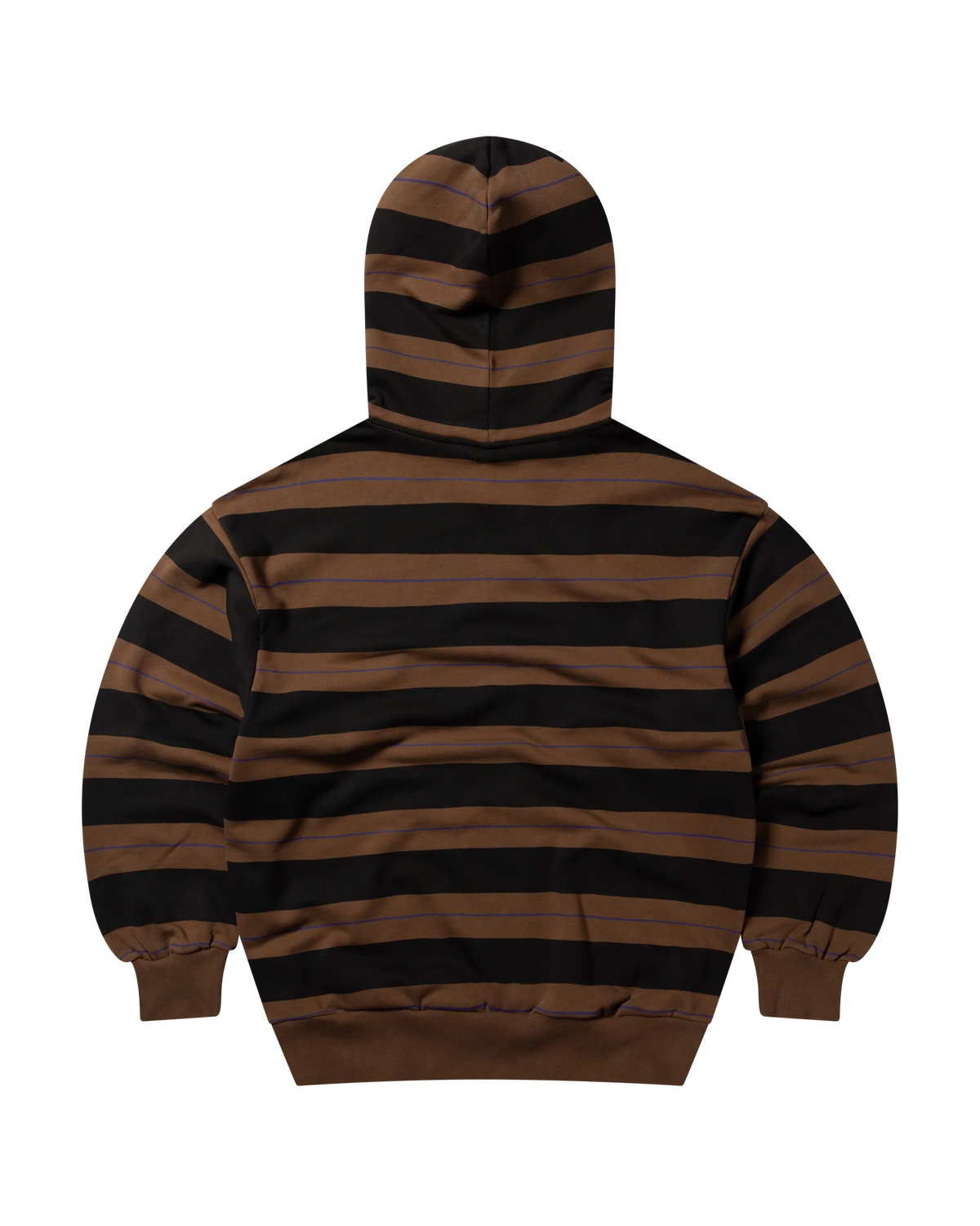No Problemo No Problemo Striped Hoodie Brown【NP20033.06】(N) 商品写真 背面