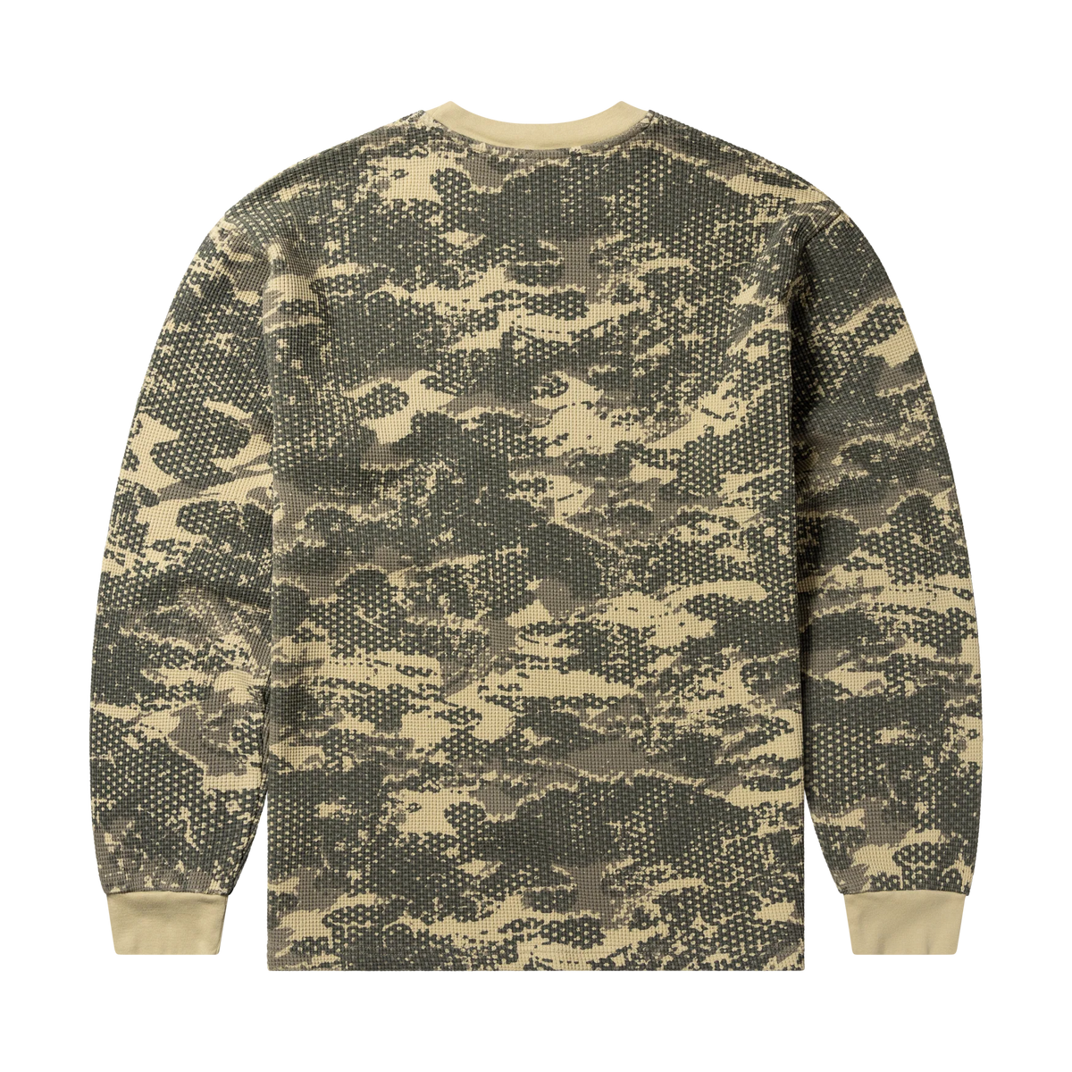 No Problemo Forest Waffle LS Tee Sand【NP40217.06】(N) 商品写真 背面