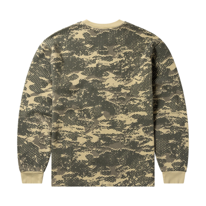 No Problemo Forest Waffle LS Tee Sand【NP40217.06】(N) 商品写真 背面