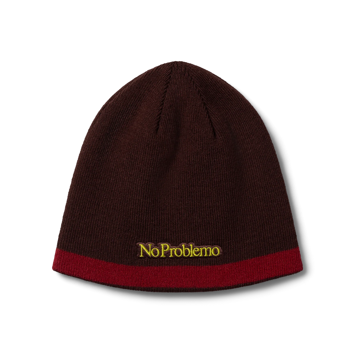No Problemo NP Stripe Reversible Beanie Brown【NP90029.06】(N) 商品写真 正面