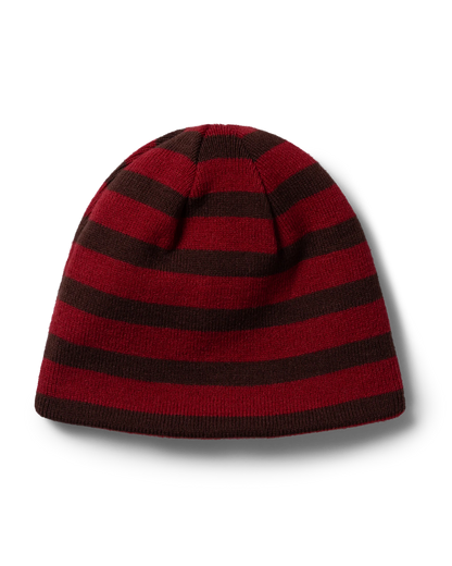 No Problemo NP Stripe Reversible Beanie Brown【NP90029.06】(N)