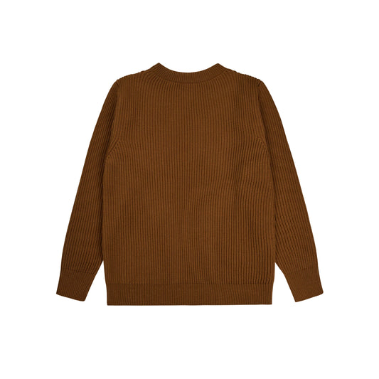 ANDERSEN-ANDERSEN Navy Crewneck Tobak