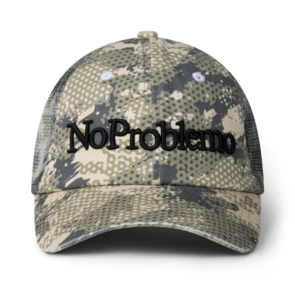 No Problemo Forest Trucker Cap Light Camo 商品画像 正面