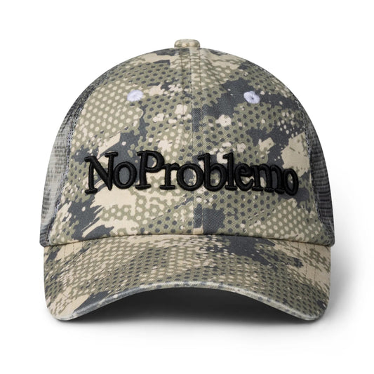 No Problemo Forest Trucker Cap Light Camo 商品画像 正面