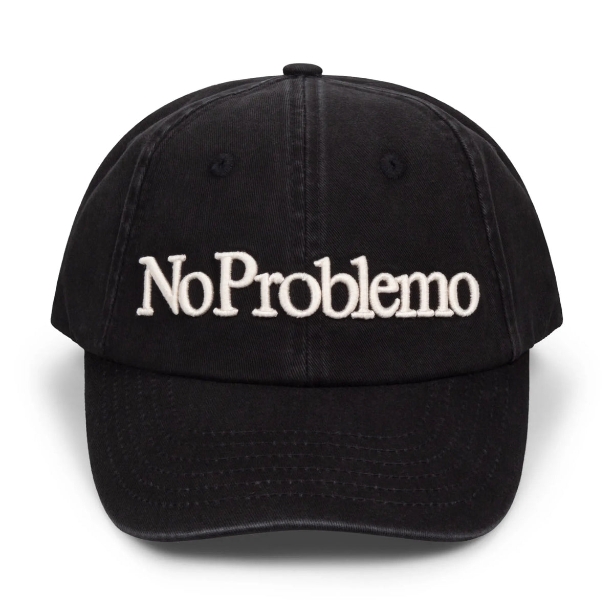 No Problemo No Problemo Cap Washed Black 商品画像 正面