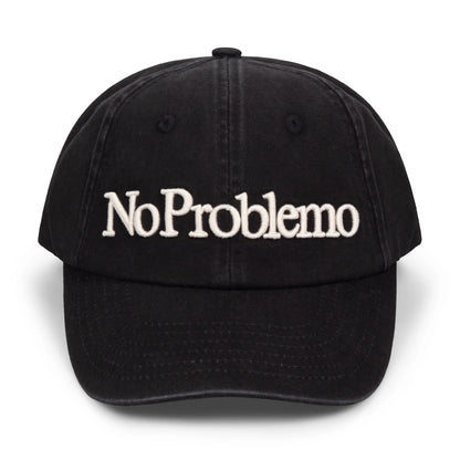No Problemo No Problemo Cap Washed Black 商品画像 正面