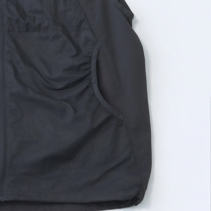 Hiking Patrol ORBIT LT TECHNICAL VEST CHARCOAL BLACK ポケットディテール ゴム仕様