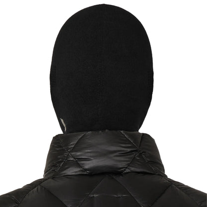 ROA OWL Seamless Biofil® Breathable Balaclava Black 着用画像 背面