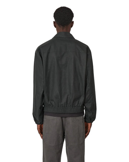 ROA PILOT Waxed Canvas Jacket Dark Green 着用イメージ 背面