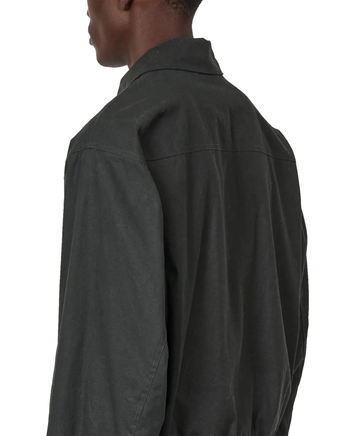 ROA PILOT Waxed Canvas Jacket Dark Green 背面ディテール