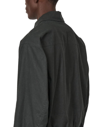 ROA PILOT Waxed Canvas Jacket Dark Green 背面ディテール