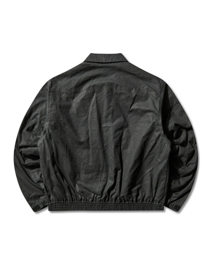 ROA PILOT Waxed Canvas Jacket Dark Green 商品画像 背面