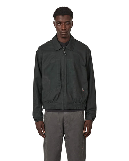ROA PILOT Waxed Canvas Jacket Dark Green 着用イメージ 正面