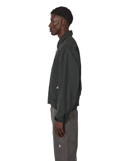ROA PILOT Waxed Canvas Jacket Dark Green 着用イメージ 側面