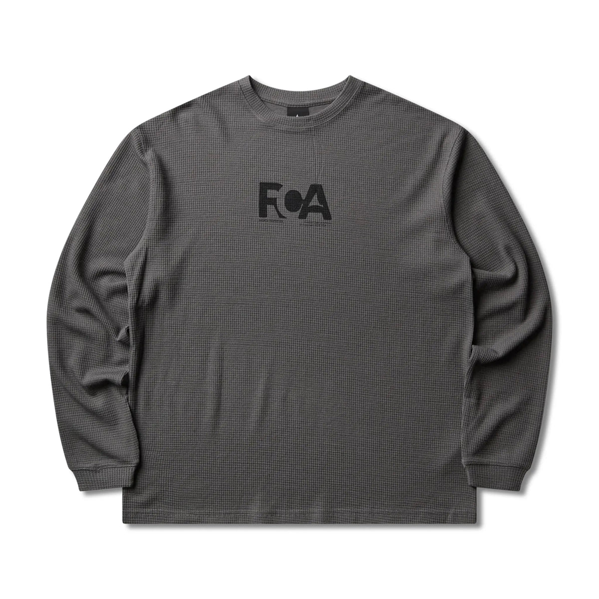 ROA ALTITUDE Waffle Long Sleeve Light Grey 商品画像 正面