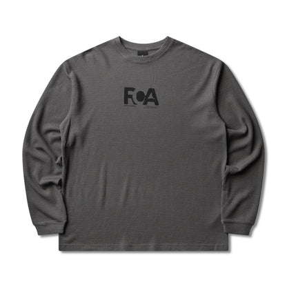 ROA ALTITUDE Waffle Long Sleeve Light Grey 商品画像 正面