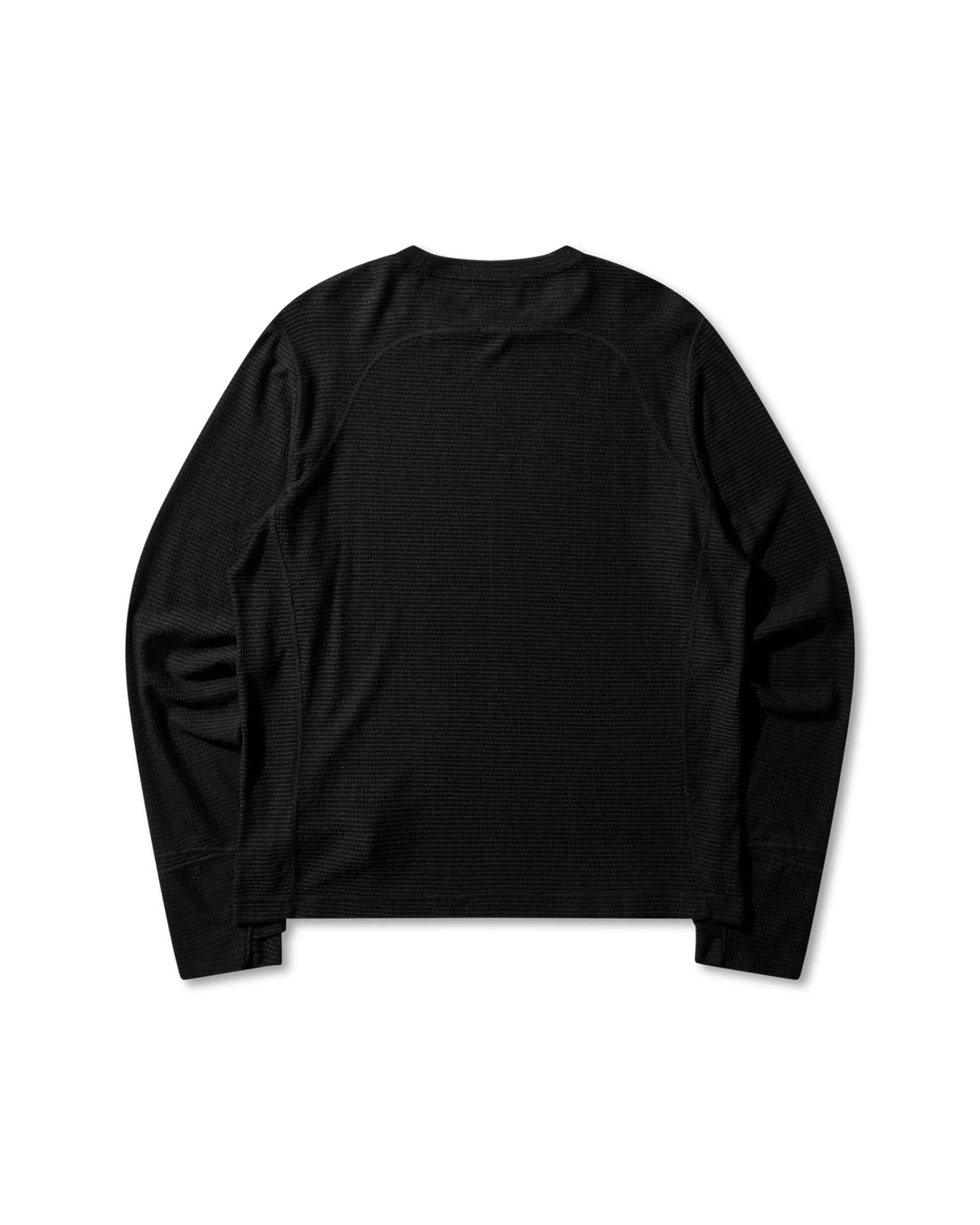 ROA ASHI Wool Tencel Baselayer Long Sleeve Black 商品画像 背面