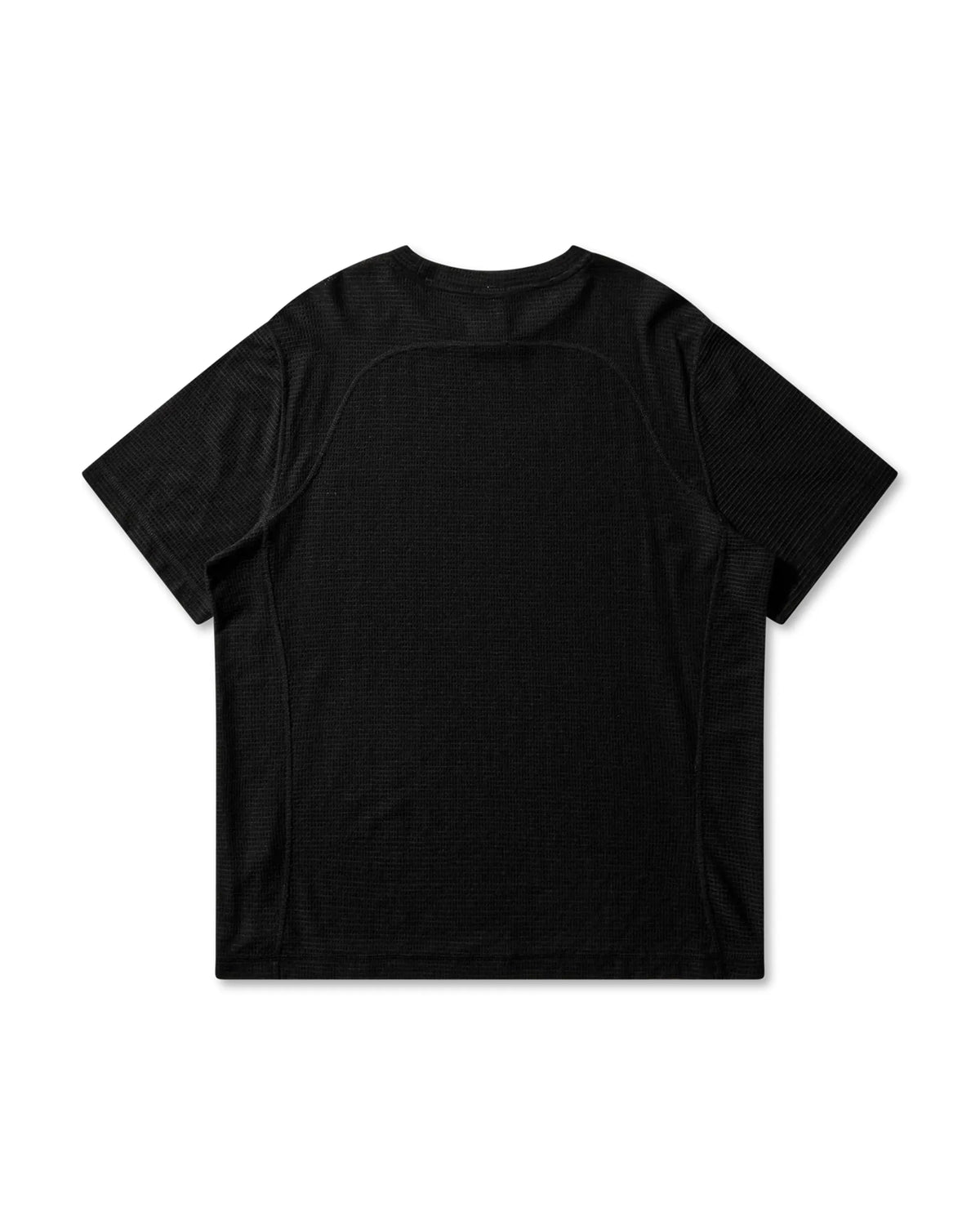 ROA ASHI Wool Tencel Baselayer Short Sleeve Black 商品画像 背面