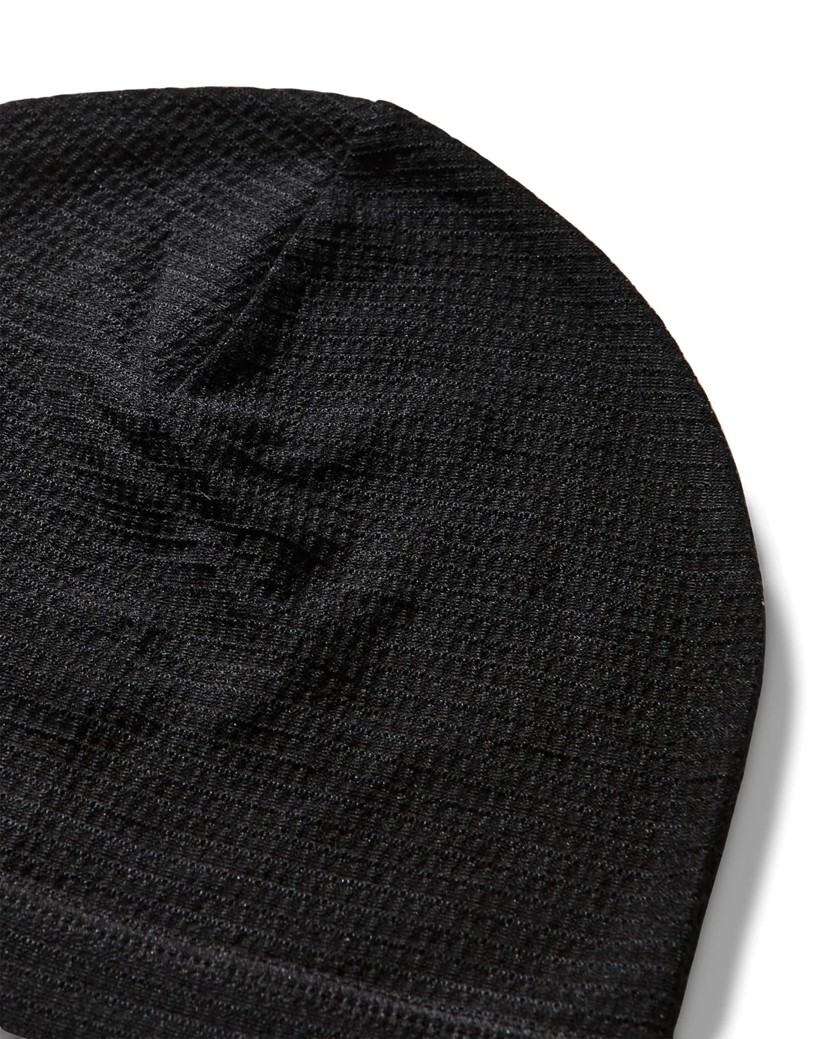 ROA ASHI Wool Tencel Beanie Black 生地詳細