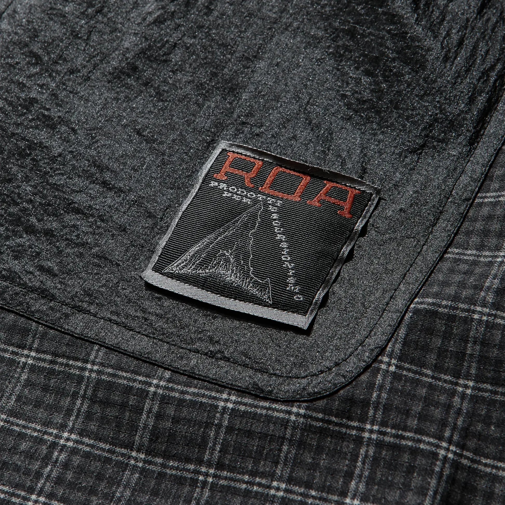 ROA - Aair Floweave Printed Check Elasticated Waistband Pants ROA - Aair Floweave Printed Check Elasticated Waistband Pants