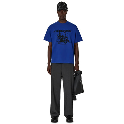 ROA Cold T-Shirt Blue 着用イメージ 全身スタイリング