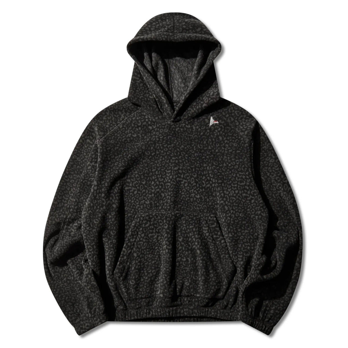 ROA DROWI Polar Fleece Hoodie Leo Black 商品画像 正面