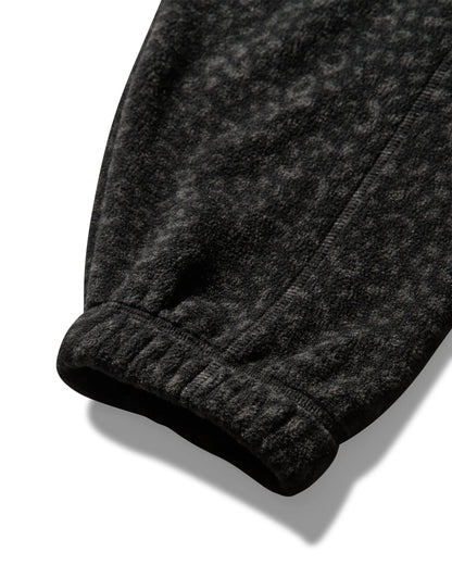 ROA DROWI Polar Fleece Hoodie Leo Black 袖口詳細