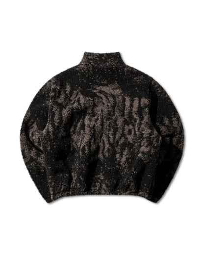 ROA EWE Furry Jacket Fuzzy Dark Brown 商品画像 背面