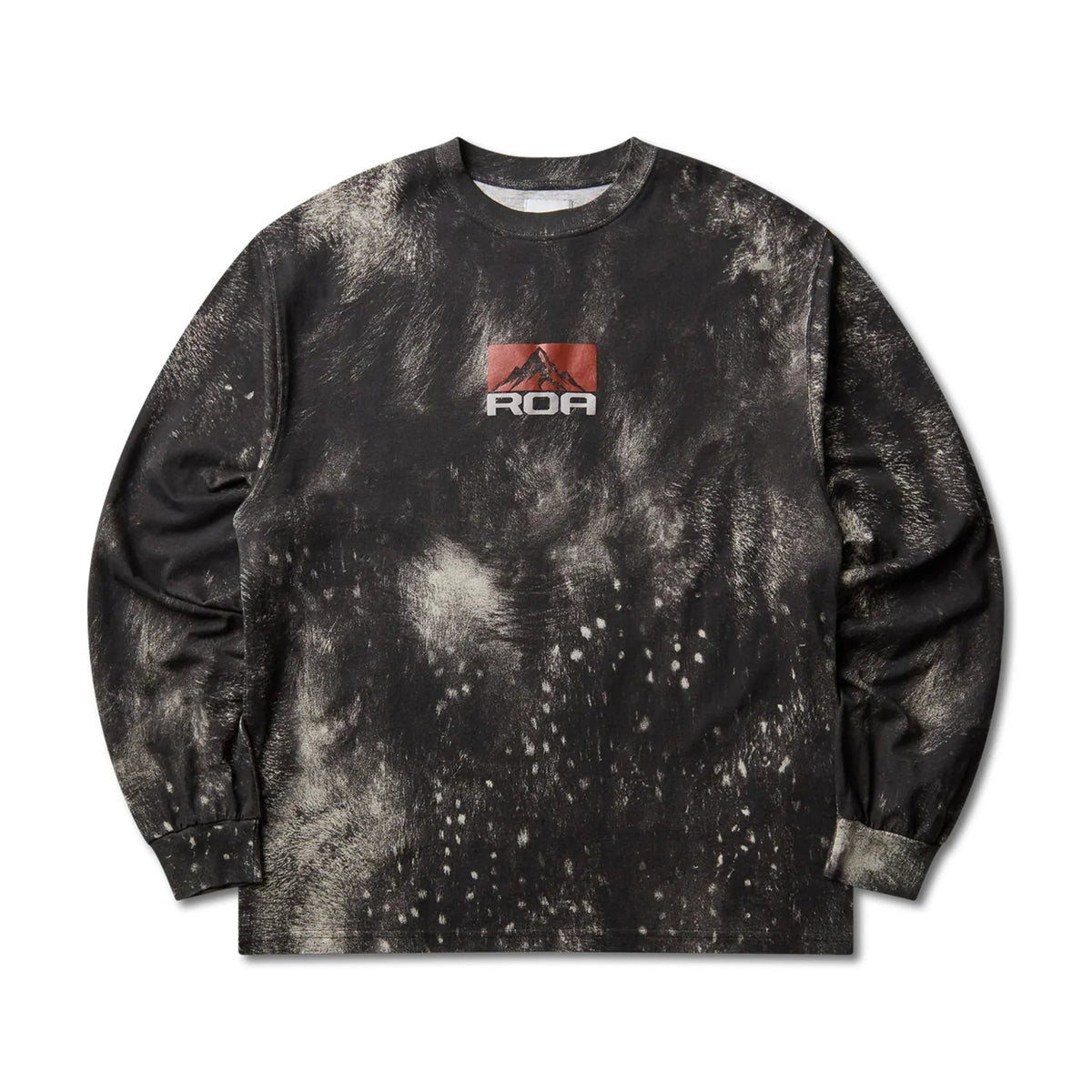 ROA SIGNAL Mountain T-Shirt Washed Black 商品画像 正面