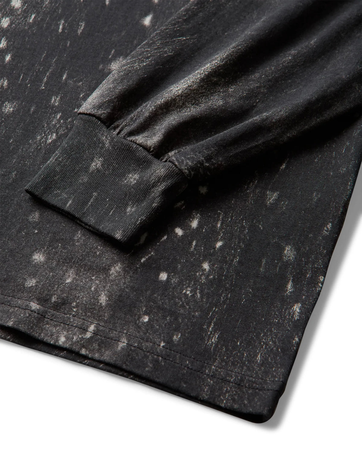 ROA SIGNAL Mountain T-Shirt Washed Black 袖口詳細