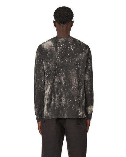 ROA SIGNAL Mountain T-Shirt Washed Black 着用イメージ 背面