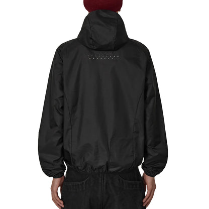 ROA HUE Packable Wind Jacket Black 着用画像 背面