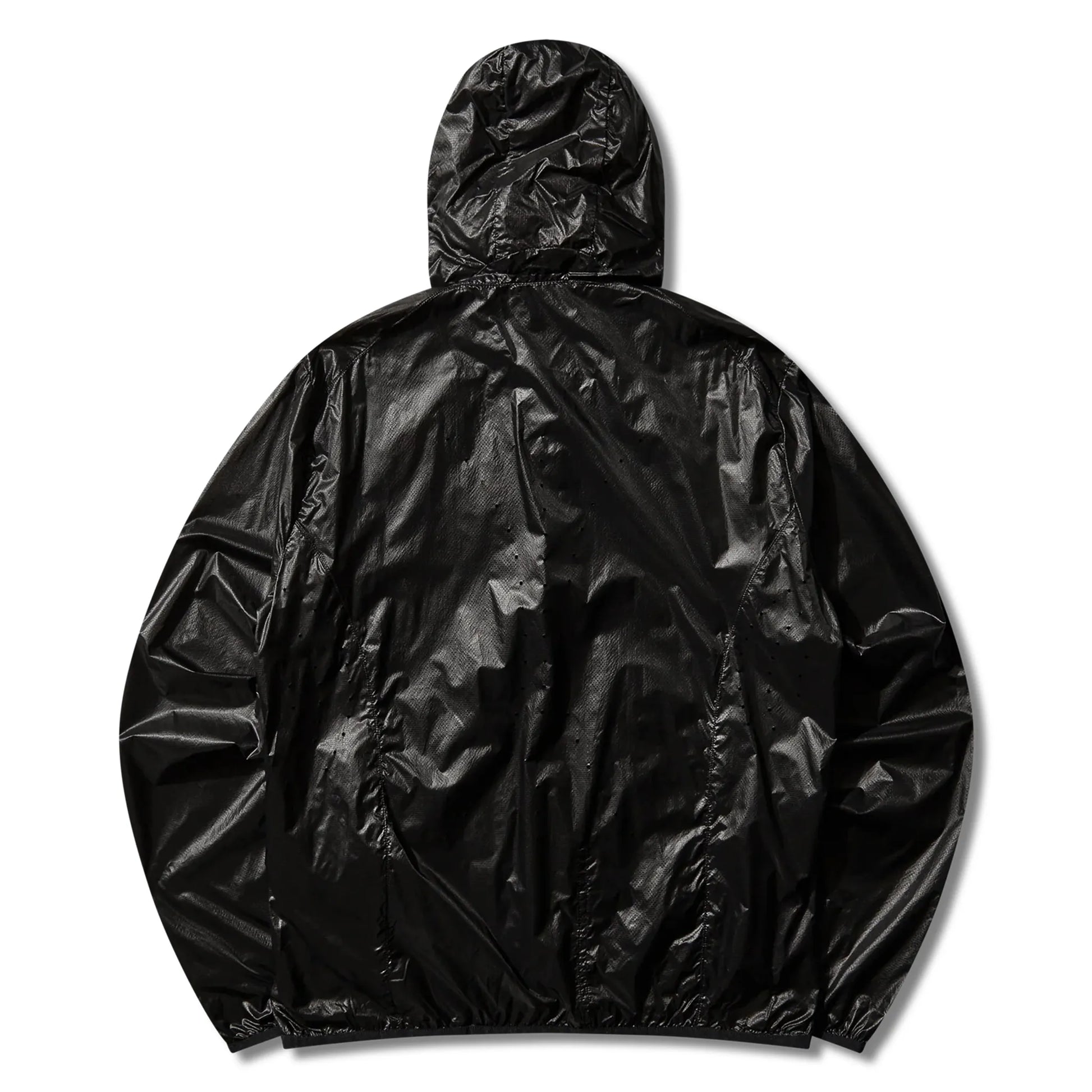 ROA HUE Packable Wind Jacket Black バックデザイン 背面シルエット