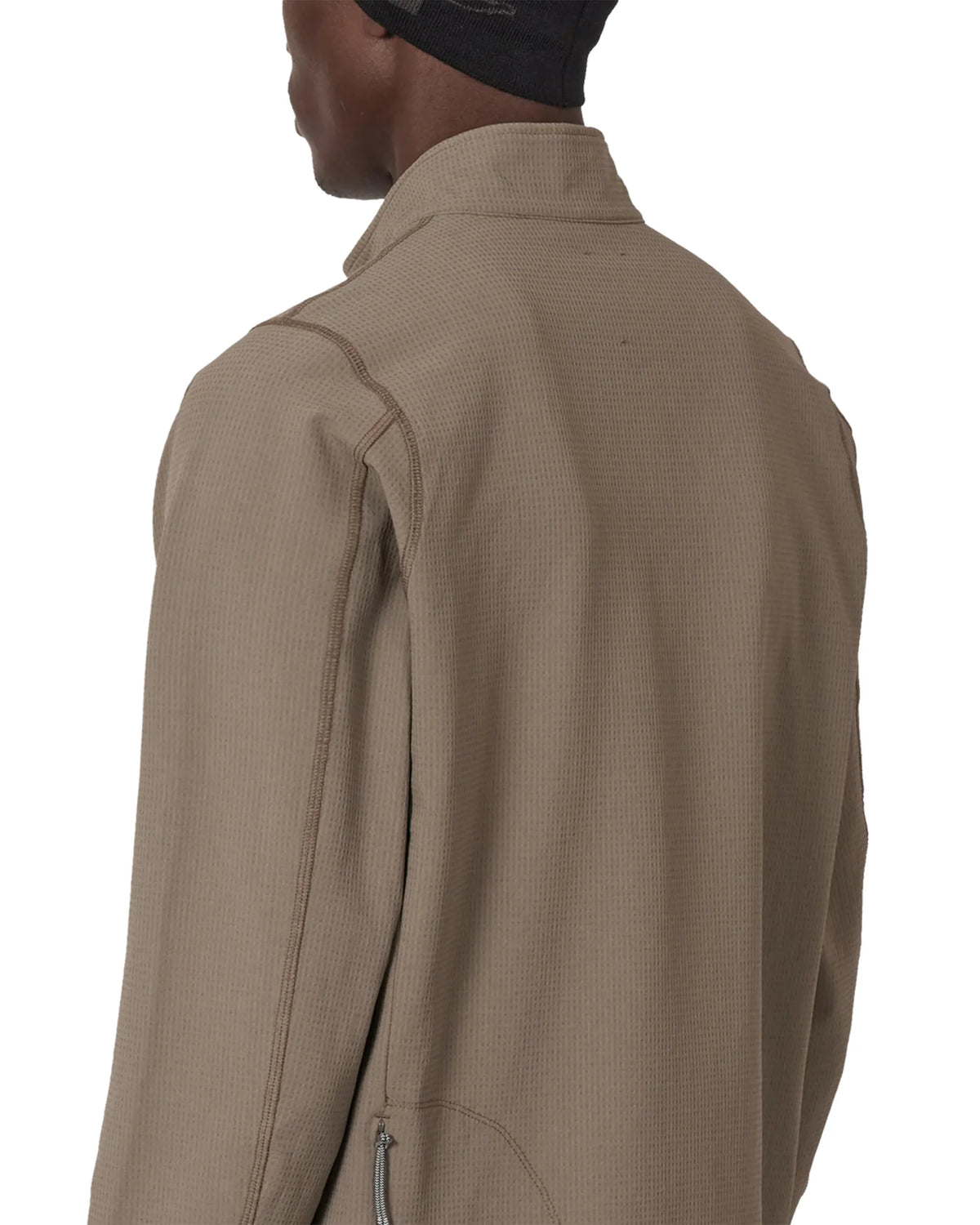 ROA KIMO Thermal Half Zip Midlayer Taupe 背面ディテール