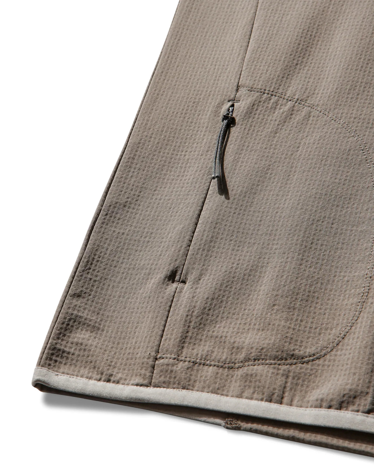 ROA KIMO Thermal Half Zip Midlayer Taupe ポケット詳細
