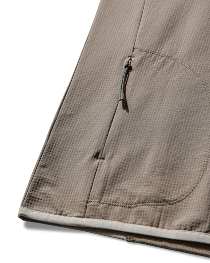ROA KIMO Thermal Half Zip Midlayer Taupe ポケット詳細
