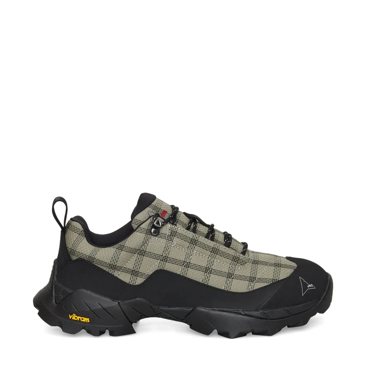 ROA Katharina Taupe/Black Check サイドアングル シルエット