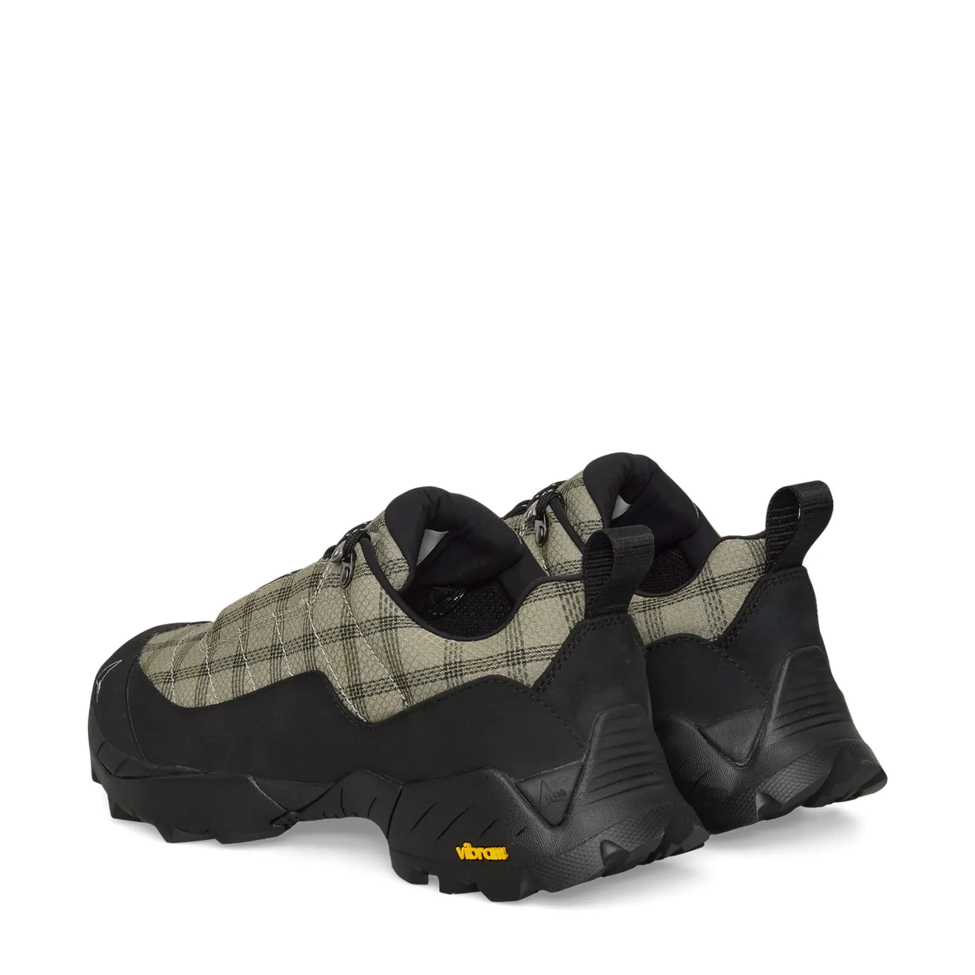 ROA Katharina Taupe/Black Check バックデザイン 背面シルエット