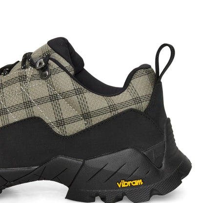 ROA Katharina Taupe/Black Check かかとディテール