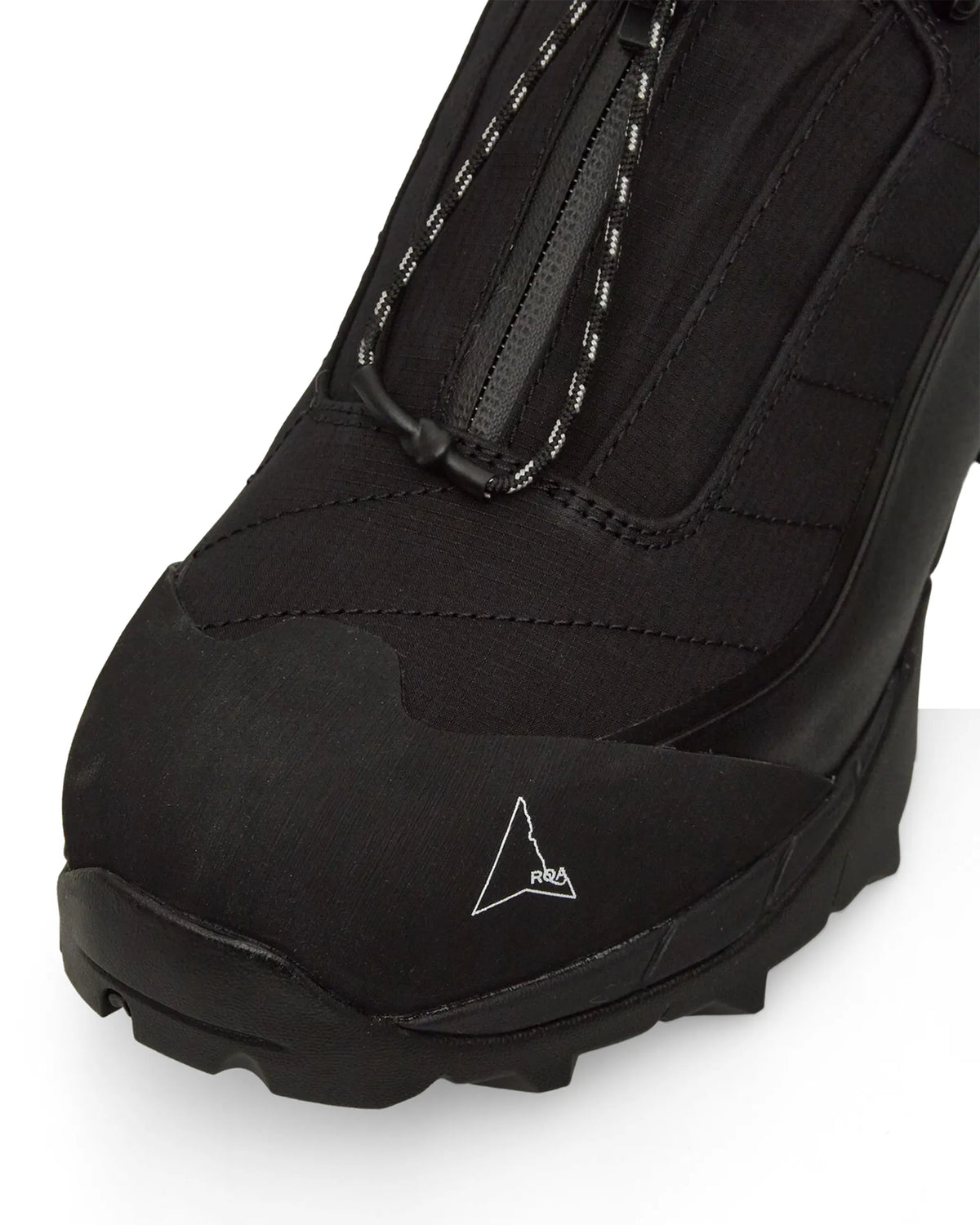 ROA Katharina Waterproof Sympatex Black つま先ディテール ROAロゴ