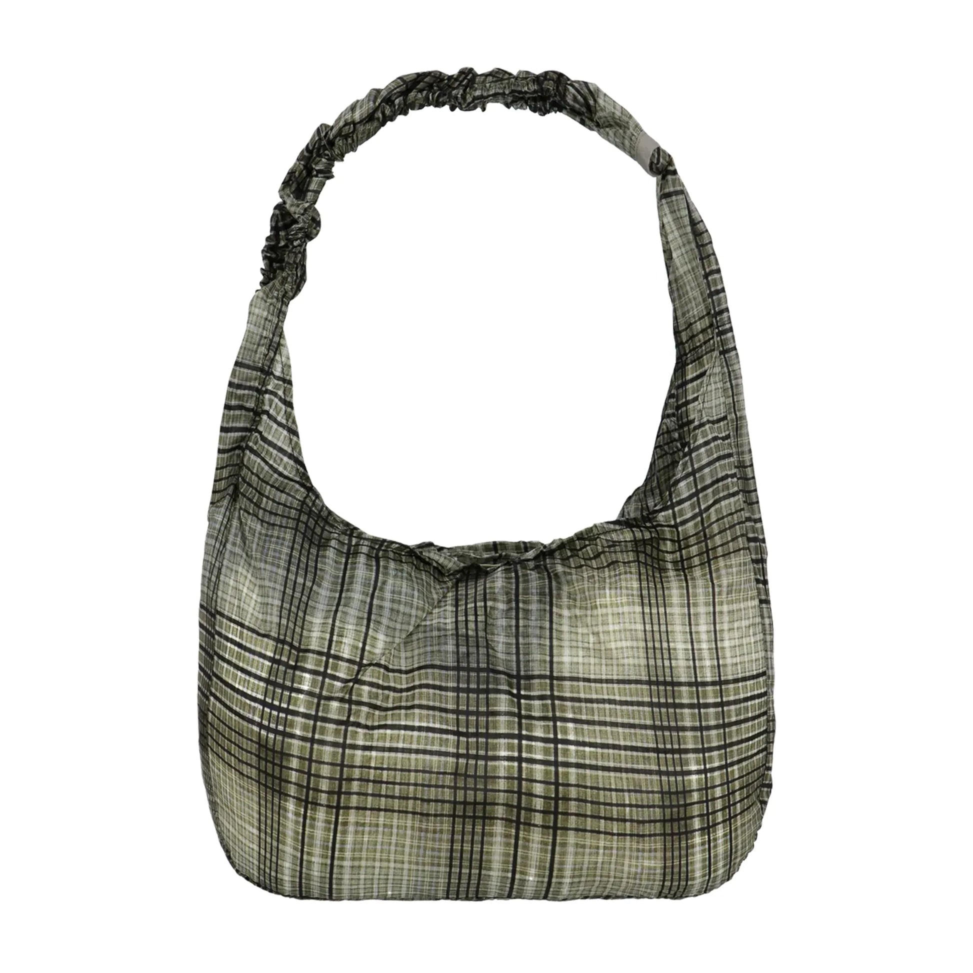 ROA LAKI Packable Knot Bag Black/Green バックデザイン 背面シルエット