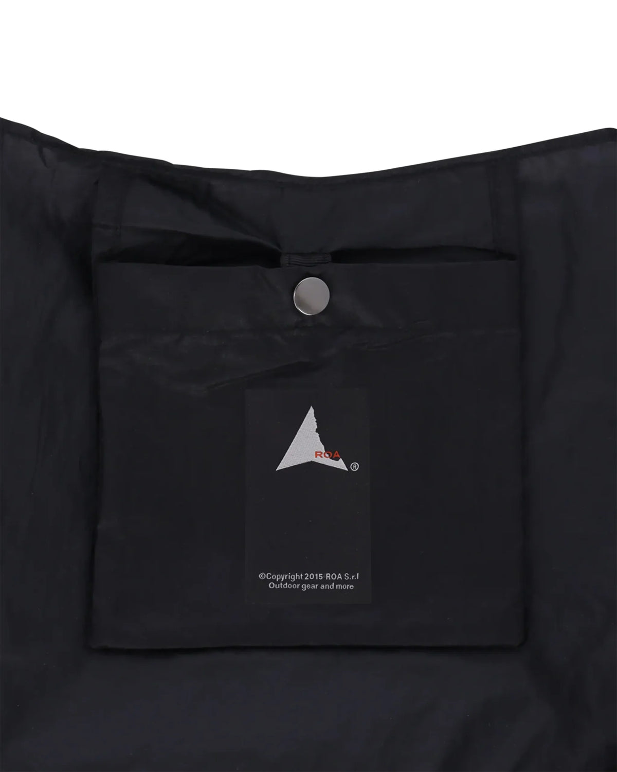 ROA LAKI Packable Knot Bag Black 内側ポケット
