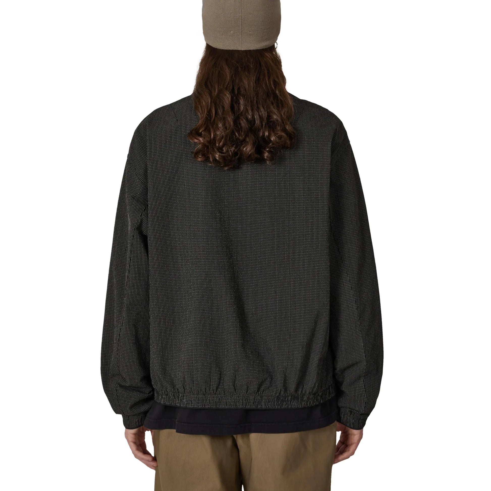 ROA LAMON Reinforced Technical Zip Up Shirt Black 着用イメージ 背面