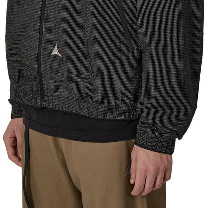 ROA LAMON Reinforced Technical Zip Up Shirt Black 着用イメージ 袖口部分詳細