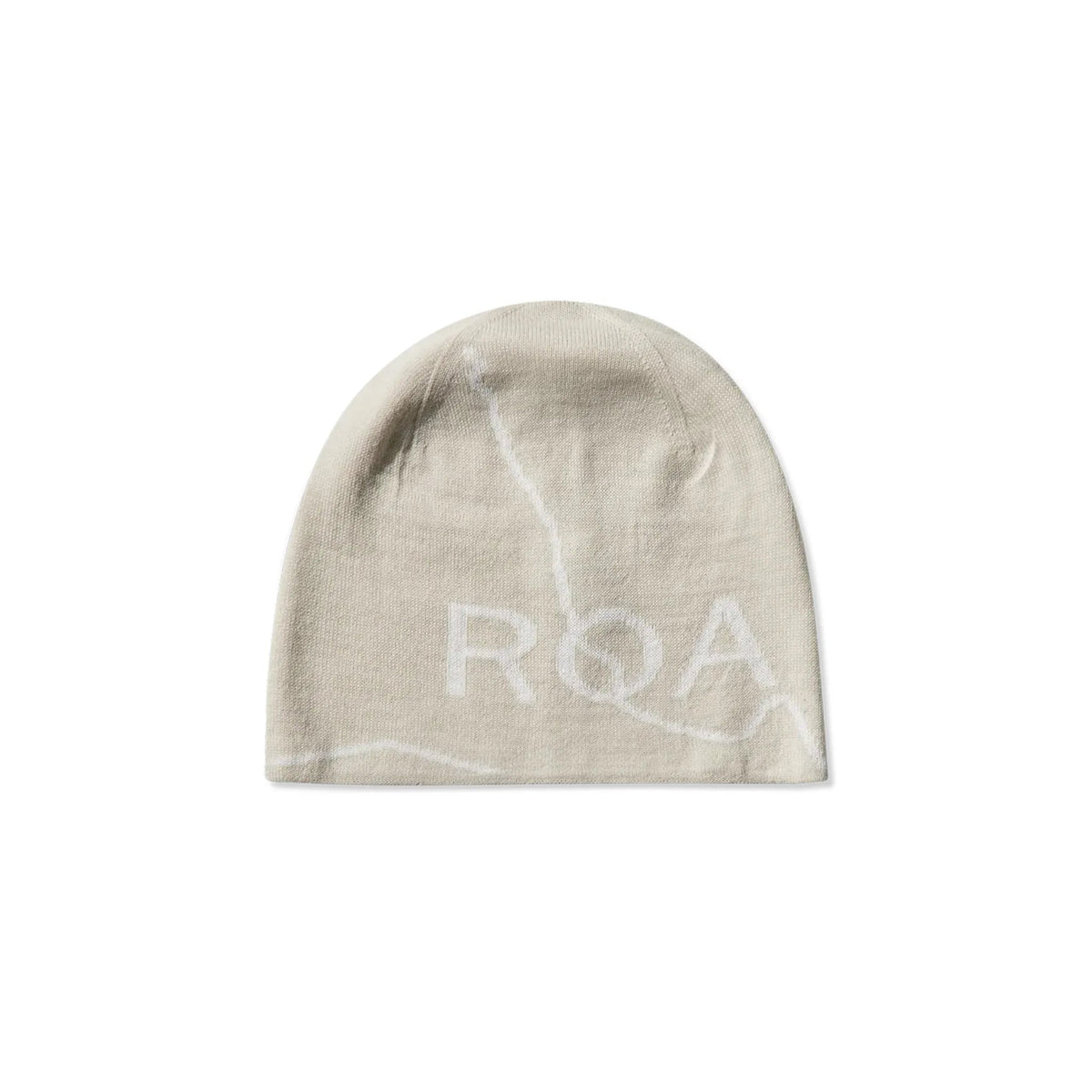 ROA LOGO Wool Beanie Off White 商品画像 正面