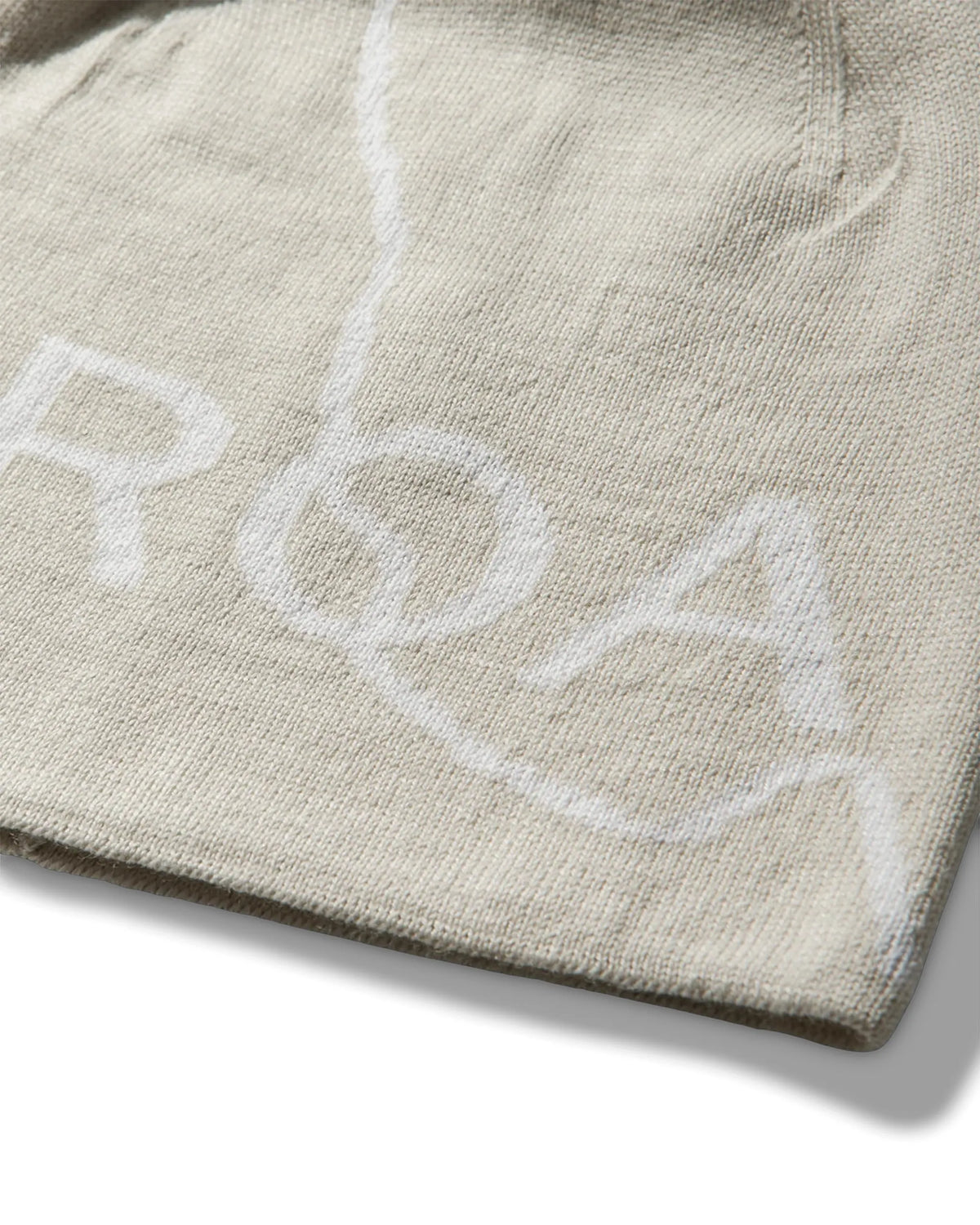ROA LOGO Wool Beanie Off White ロゴディテール