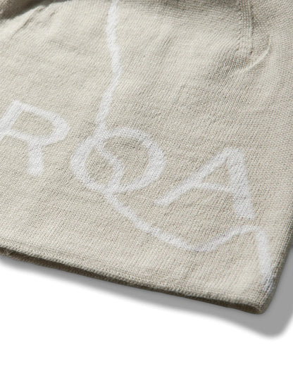 ROA LOGO Wool Beanie Off White ロゴディテール