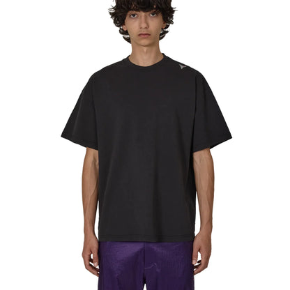 ROA Logo T-Shirt Washed Black 着用イメージ フロントスタイル メンズコーディネート